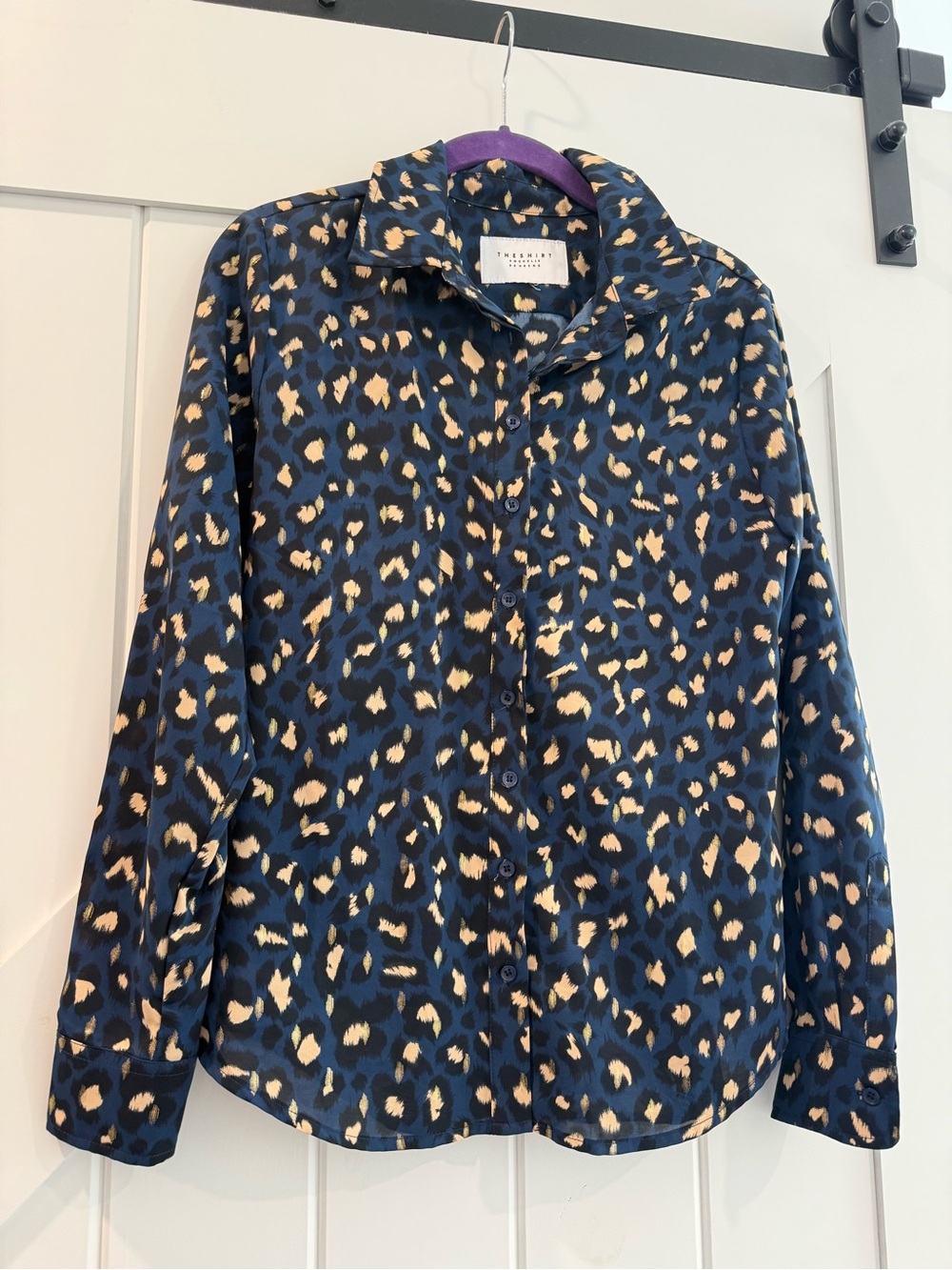 Leopard Button Down Top